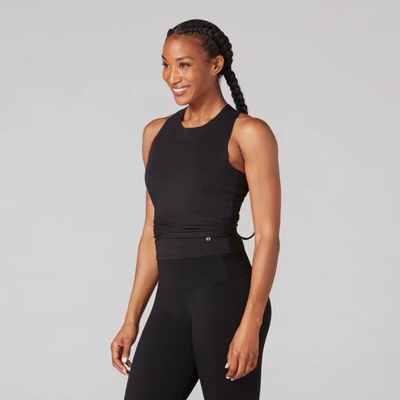 $60 TAVI Wrap Around Tank Ebony - Picture 3 of 3